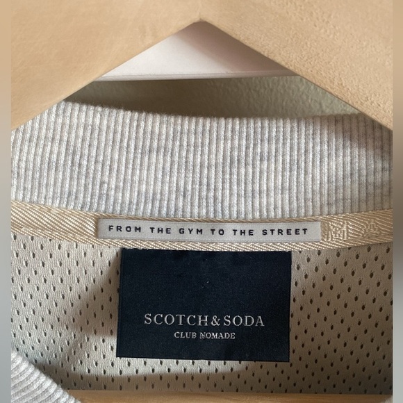 SCOTCH & SODA ZIP UP Gray SWEAT JACKET CLUB NOMADE Size XL - Picture 6 of 16